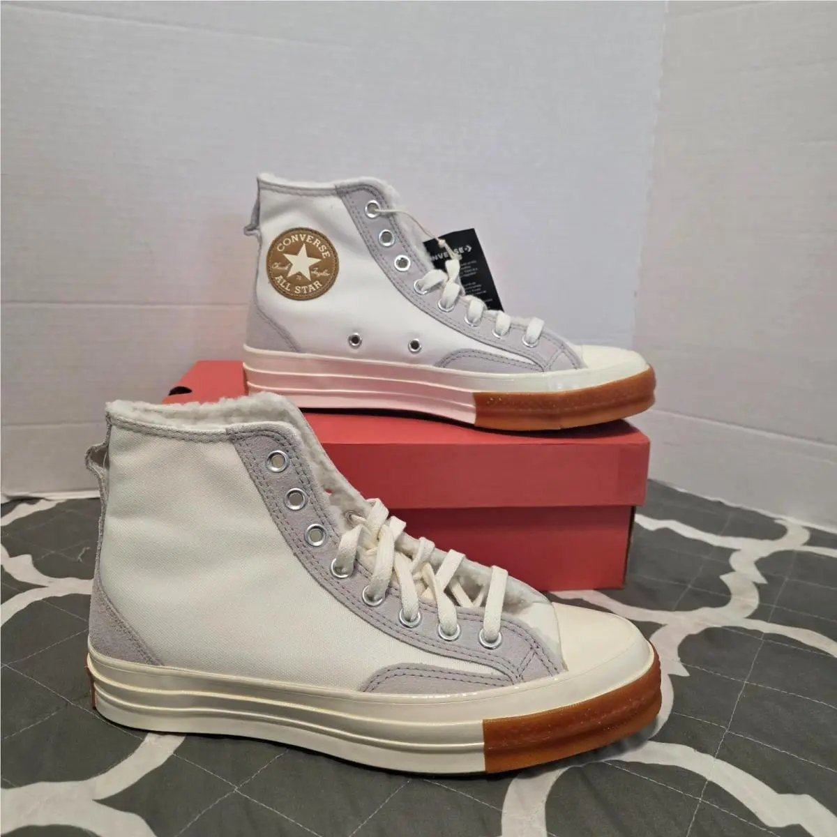 Converse Chuck 70 Hi Marquis Vintage White/cream A04409C Wn`s 8.5