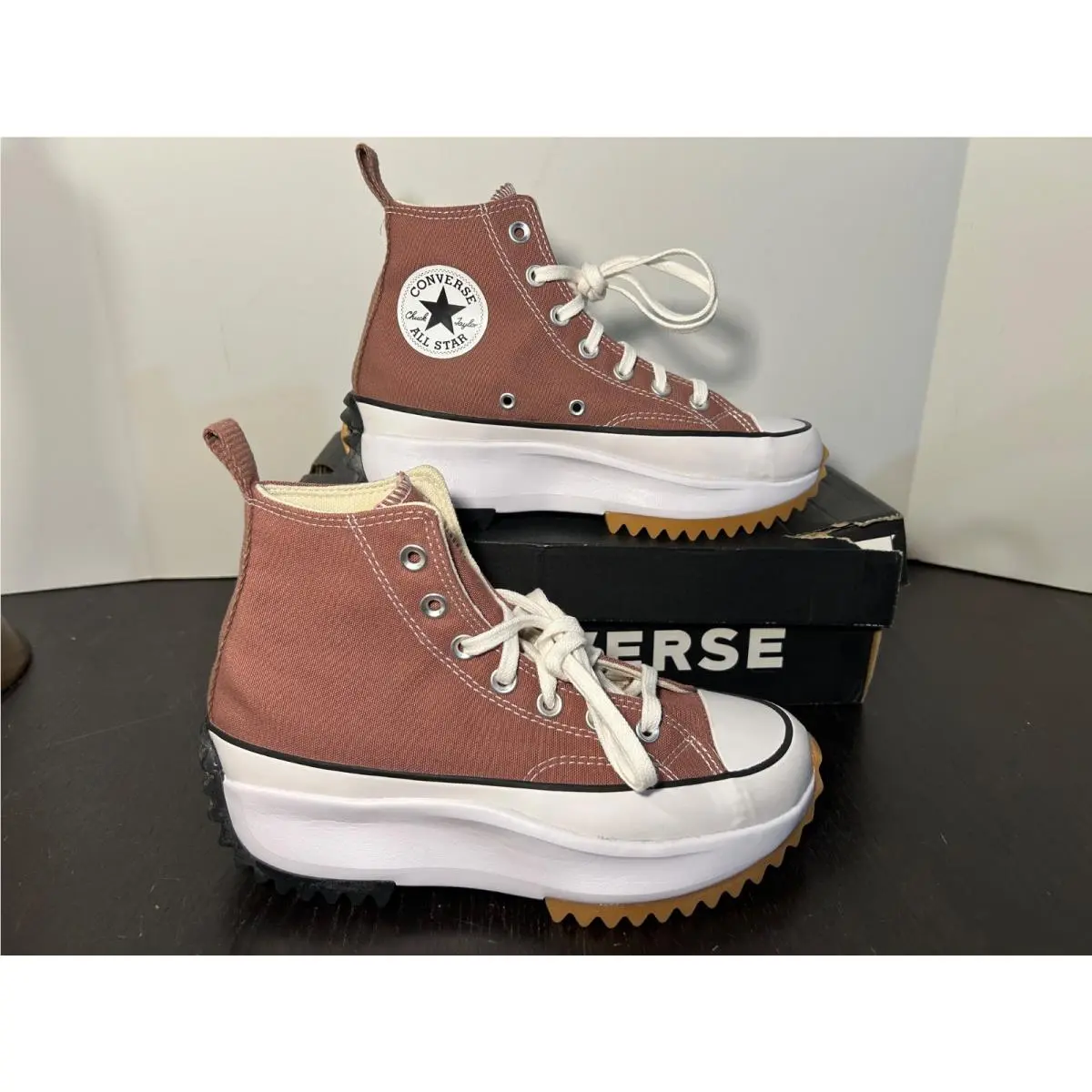 Converse shoes - Converse Run Star Hike - Run Star Hike - Saddle/Black/White 0