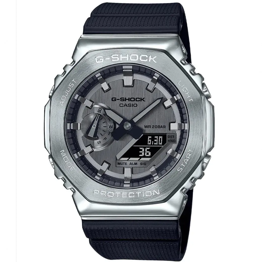 Casio G-shock G-steel Casioak Metal Bezel Watch - GM-2100-1AER
