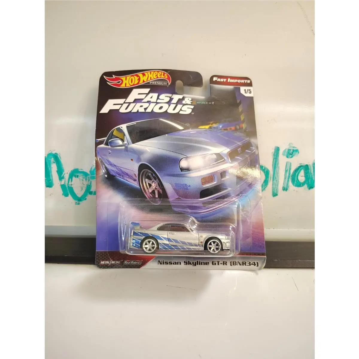 Hot Wheels Premium Fast Furious Fast Imports Nissan Skyline Gt-r BNR34 1/5