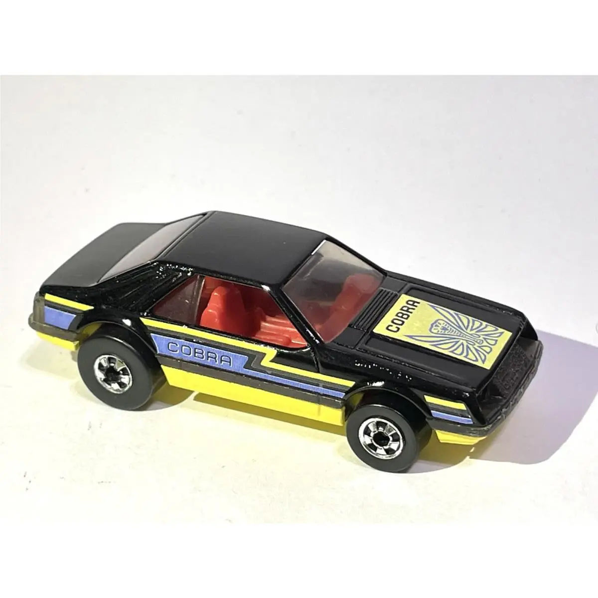 Custom Made Vintage 1979 Hot Wheels Hot Ones Turbo Mustang Cobra Black