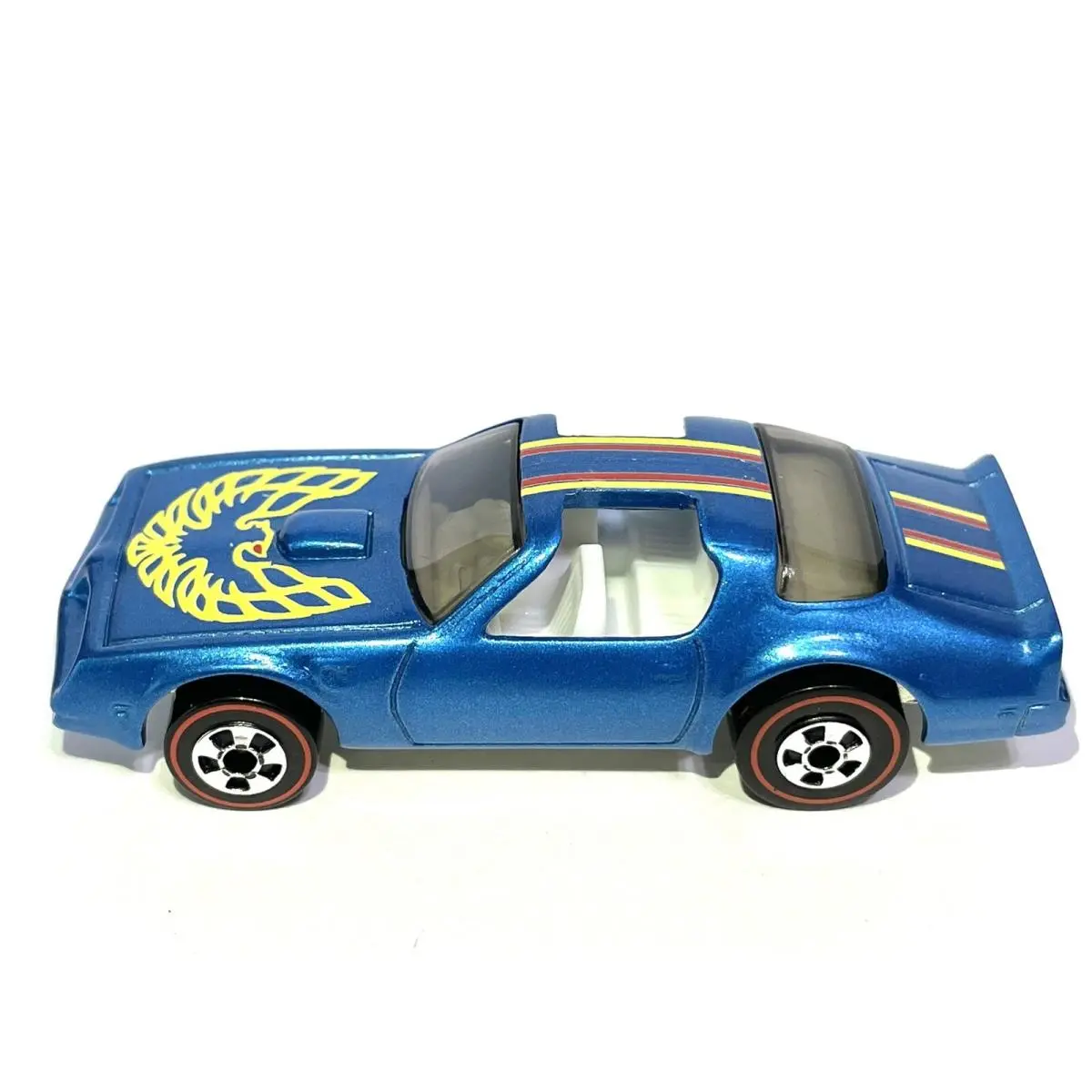 ⬜ Custom Made Hot Wheels Hot Bird Ultra Rare Metallic Blue Hotbird Redline