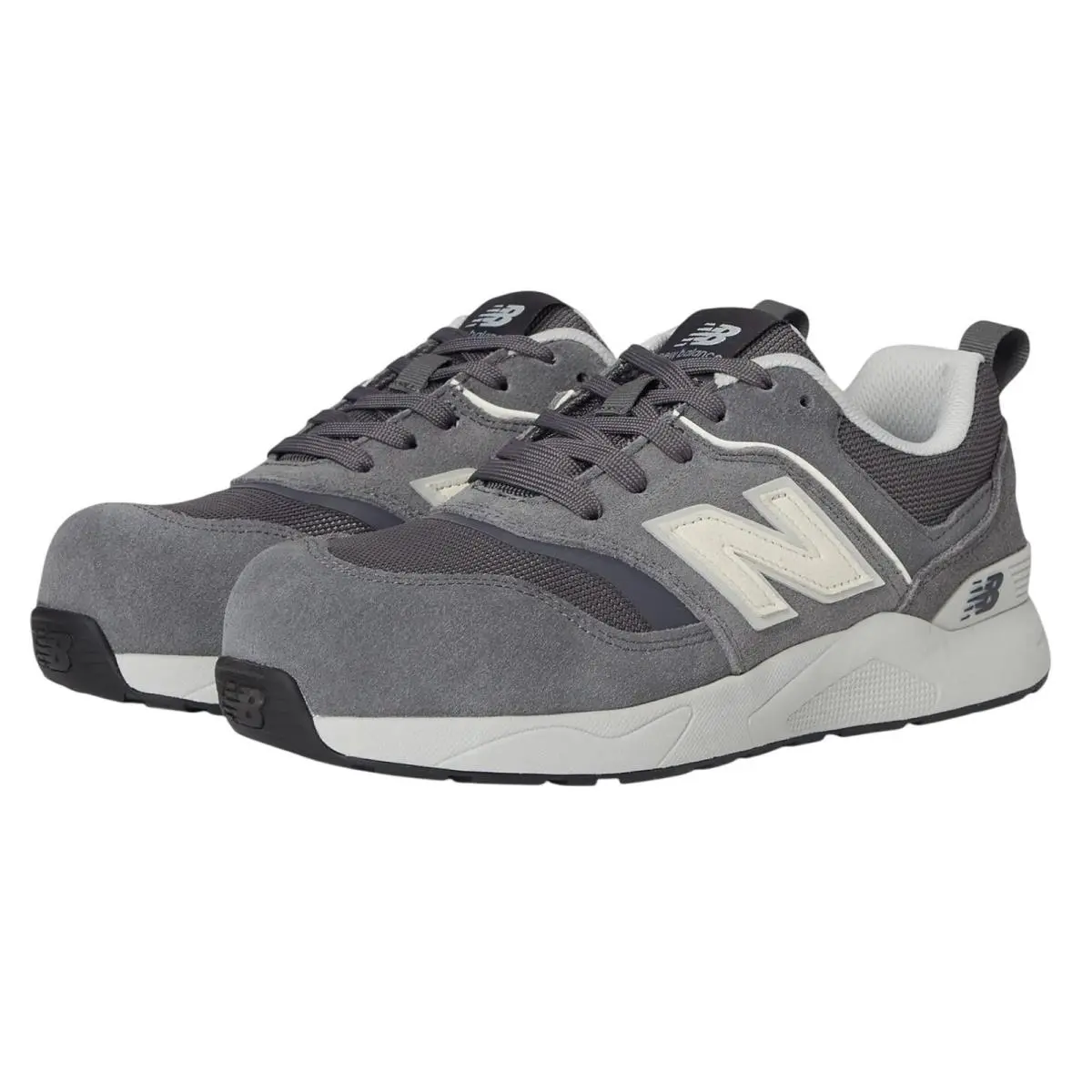New Balance Mens Elite Lite Work Sneakers Size 7 Wide EE Grey White CT SR