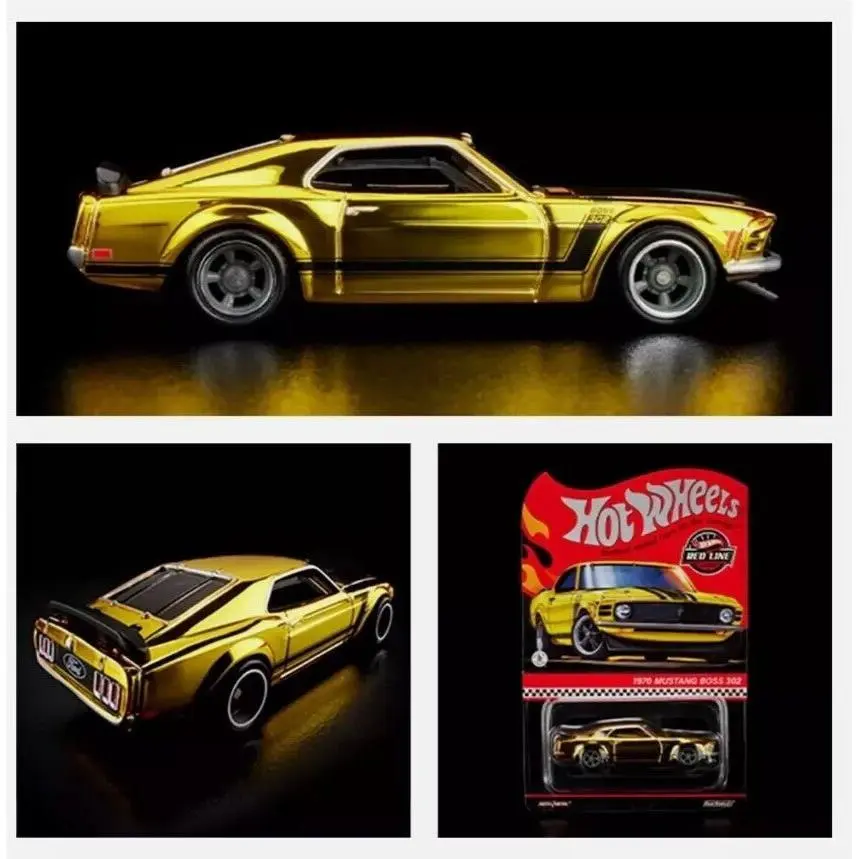 Hot Wheels Collectors Hot Wheels Rlc 1970 Mustang Boss 302 Gold