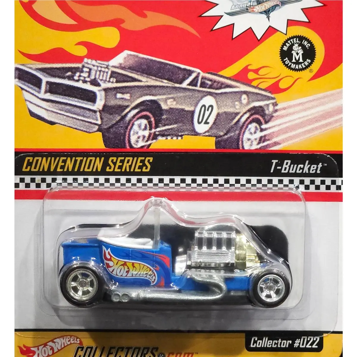 Hot Wheels T-bucket 2002 16th Annual Collectors Convention Car 022 1225/2 500