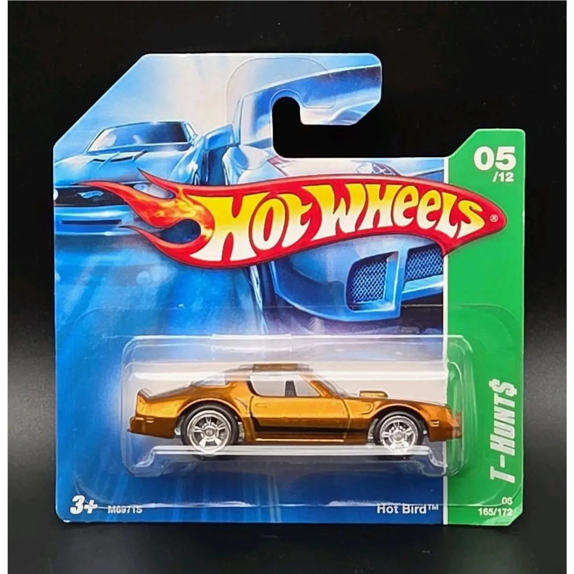 Hot Wheels 2008 Super Treasure Hunt Hot Bird Firebird 1 64 Short Card Rare