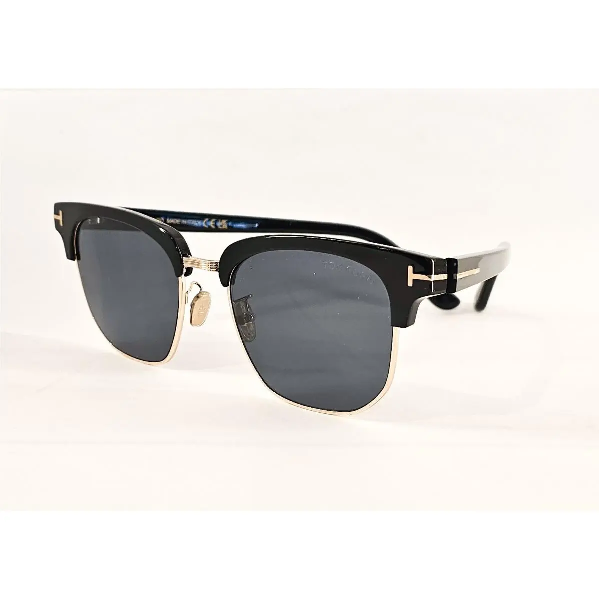 TF 1165-K Sunglasses 01A Black- Gold / Gray Lenses 54 by Tom Ford