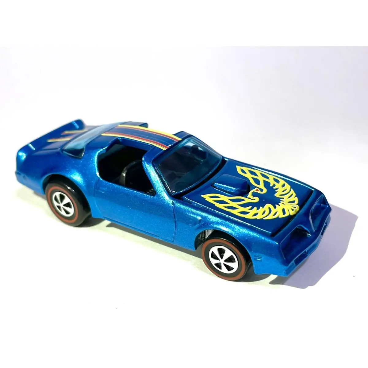 Custom Made Hot Wheels Hotbird Metallic Pearl Blue Redline 80’s