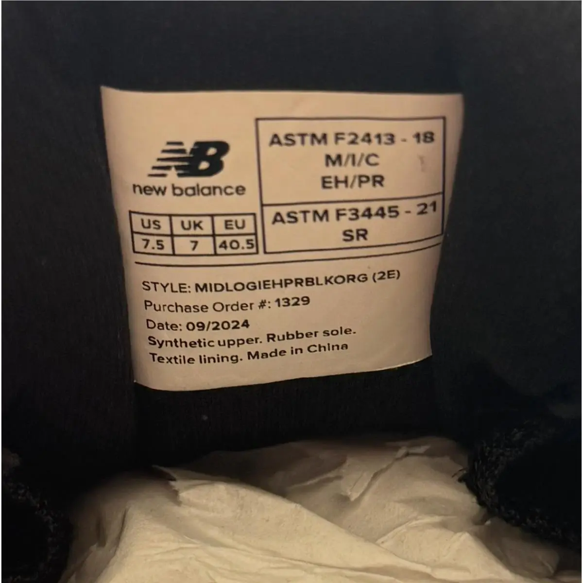 New Balance shoes - Black 9