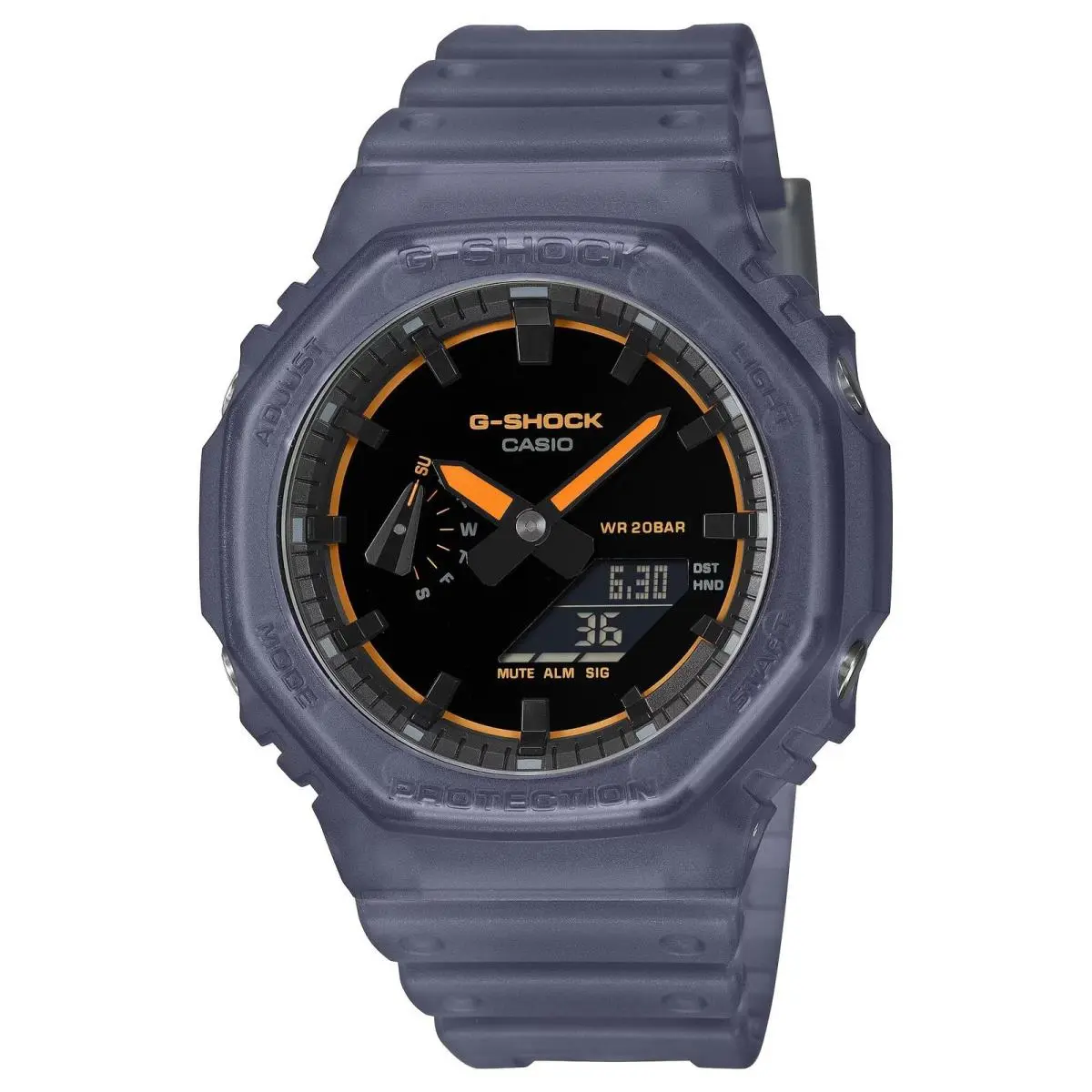 Casio G-shock Blue Transparent Analog Digital GA-2100K-2AER