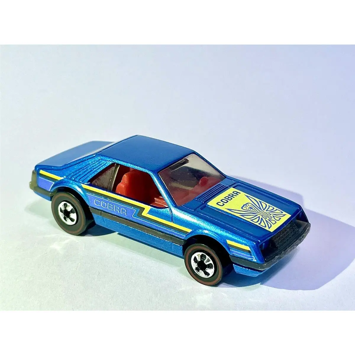Custom Made Vintage 1979 Hot Wheels Turbo Mustang Cobra Metallic Blue