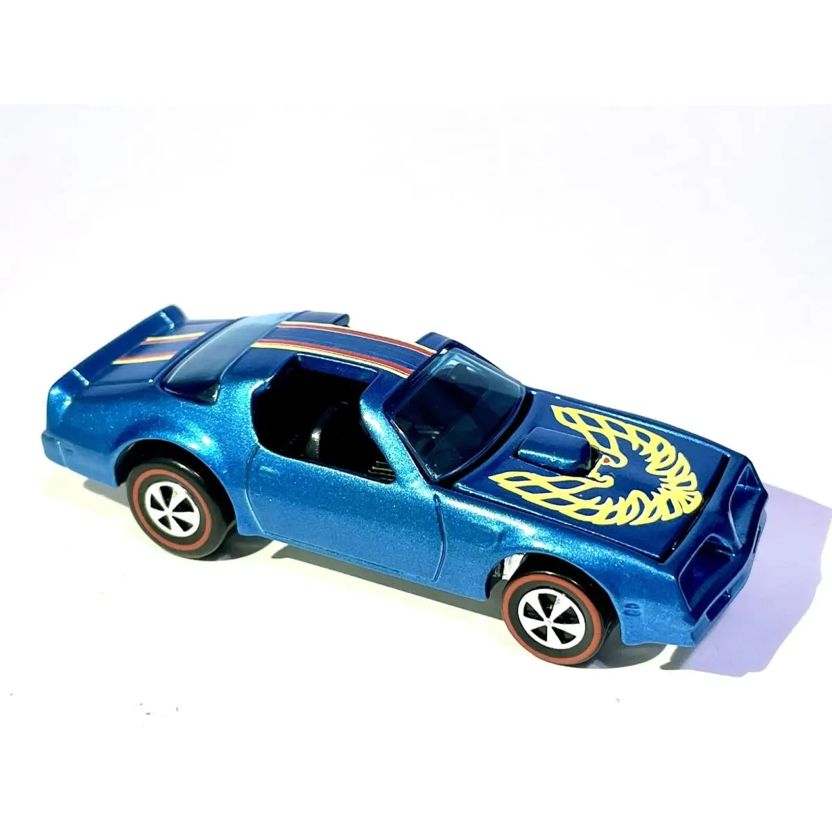Custom Made Hot Wheels Hotbird Metallic Blue Redline 80’s Firebird