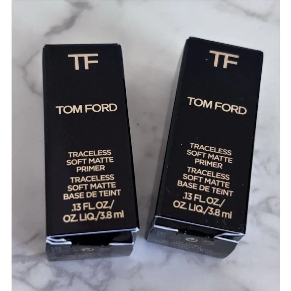 2x Tom Ford Traceless Soft Matte Primer Sample Size .13 oz /3.8mL Each