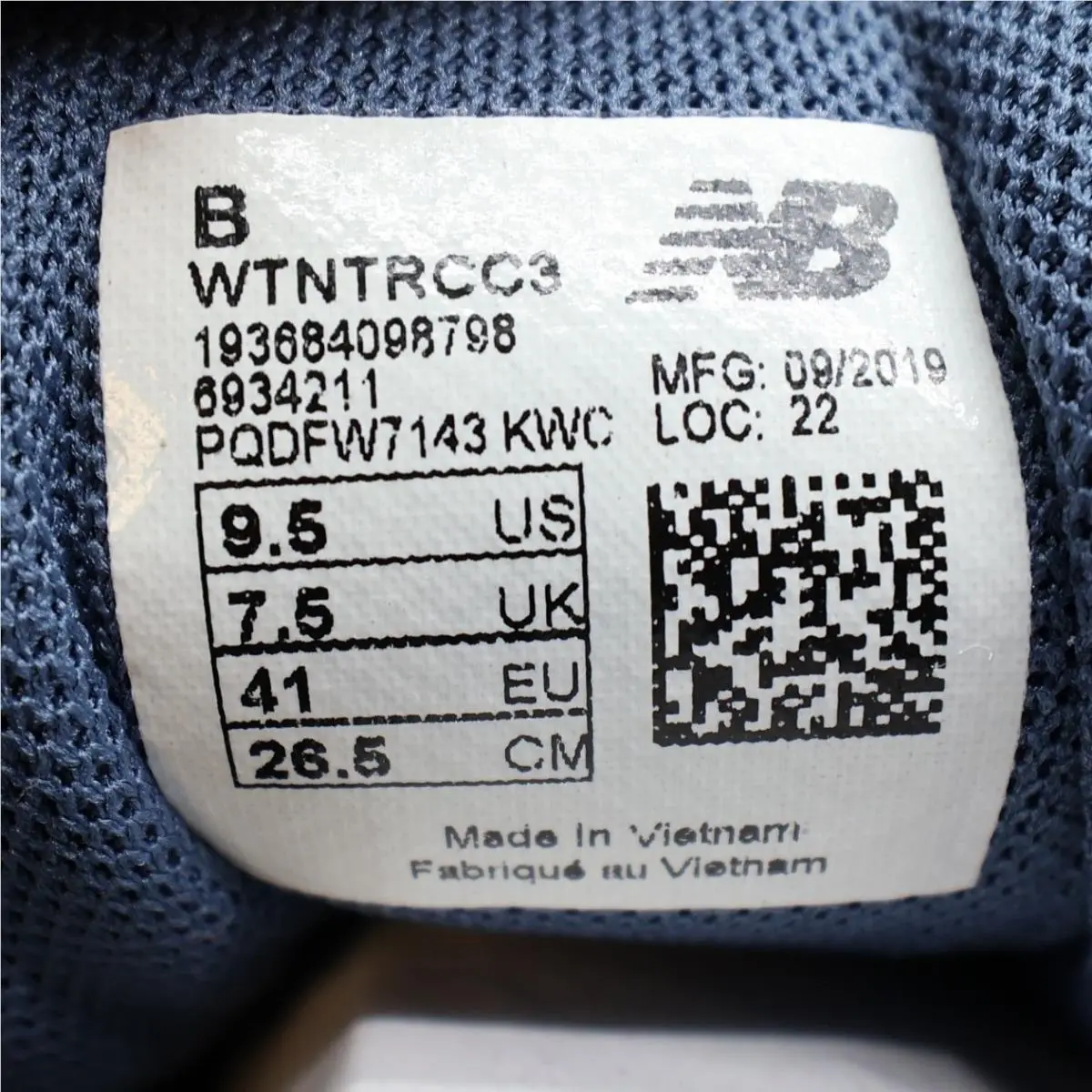 New Balance shoes - Nitrel v3 - Nitrel - Blue 4