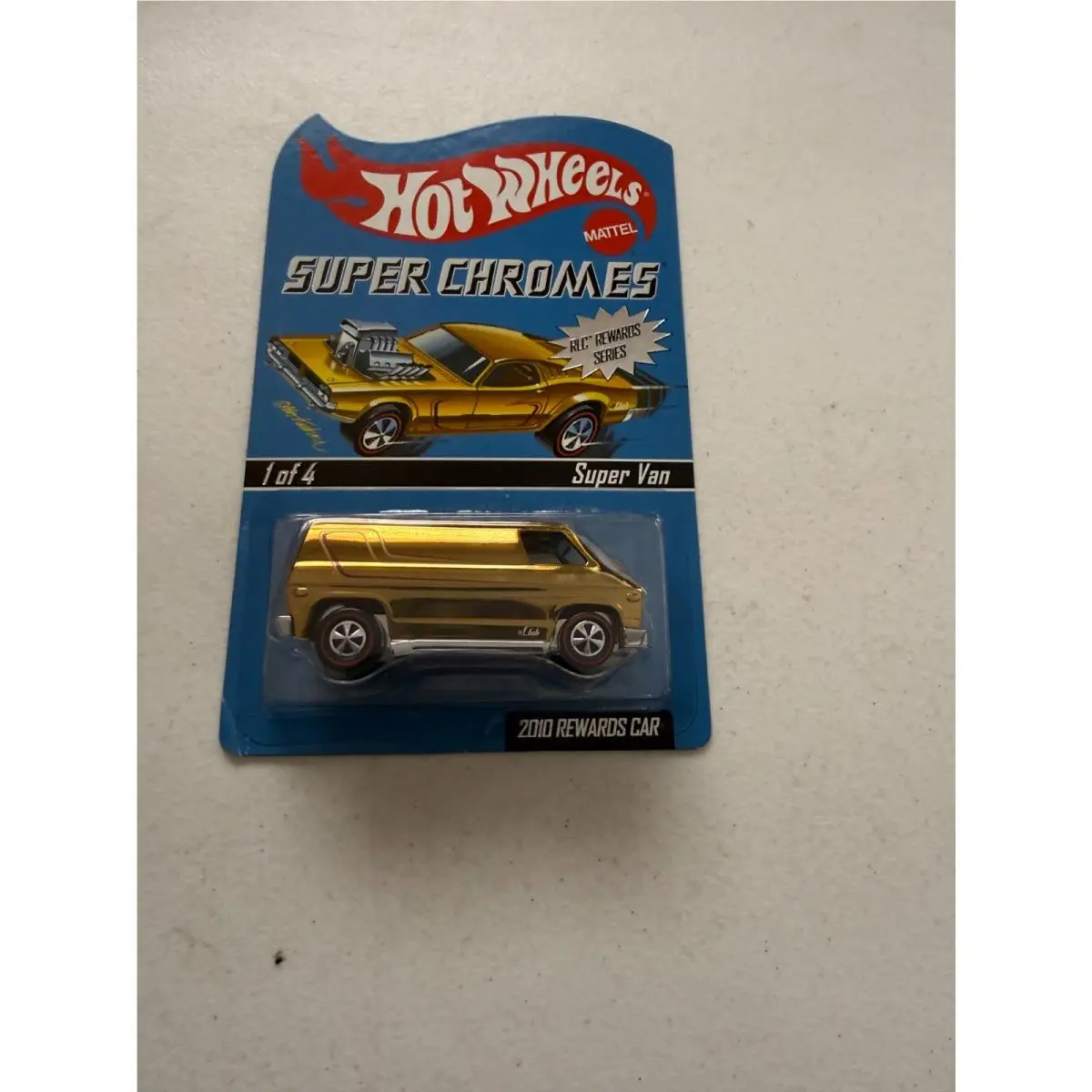 Hot Wheels Super Chromes Rlc Rewards Series Super Van 1/5 2010 Rewards Car F46