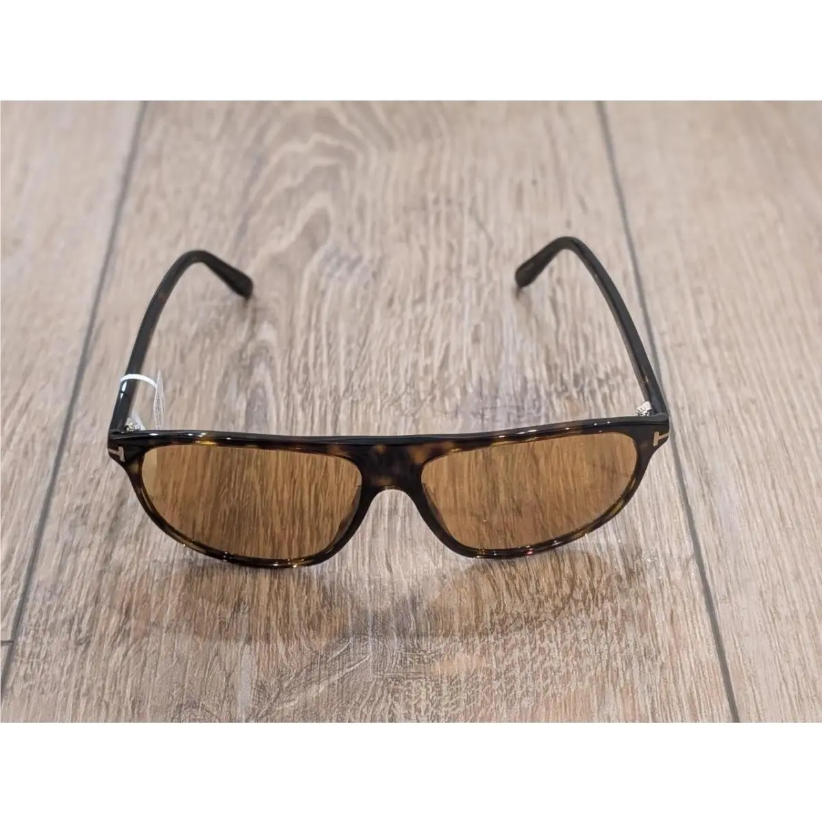 Mens  Prescott 60mm Square Sunglasses Dark Havana/amber by Tom Ford