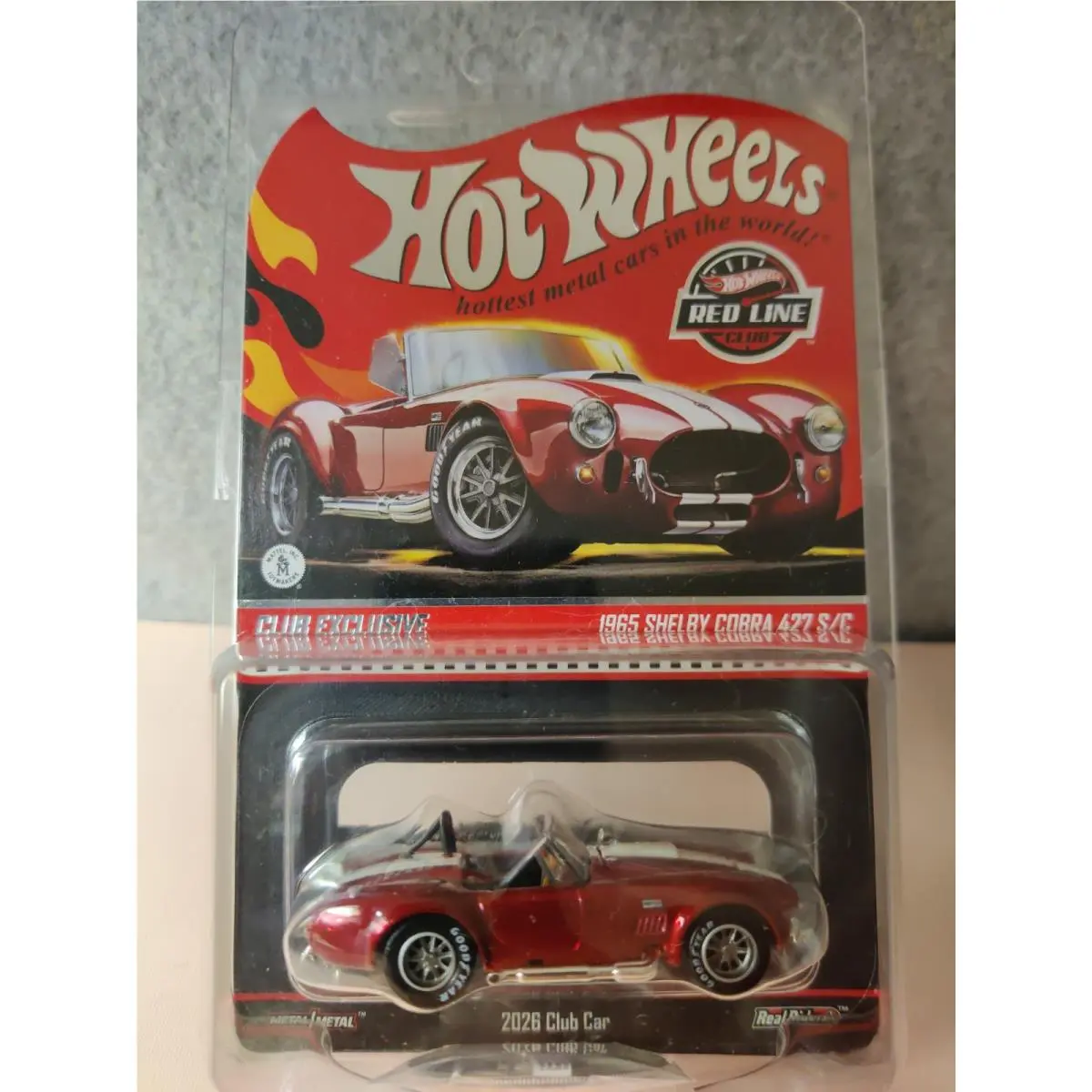 Hot Wheels Rlc 1965 Shelby Cobra 427 S/c 1:64 Diecast Red/white Limited