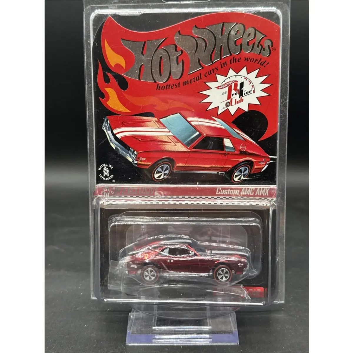 2010 Hot Wheels Redline Club Exclusive Membership Car Red Custom Amc Amx 00669/