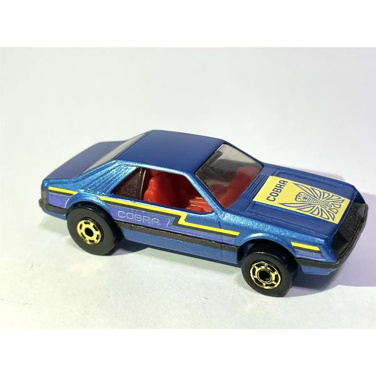 Custom Made Vintage 1979 Hot Wheels Turbo Mustang Cobra Rare Blue