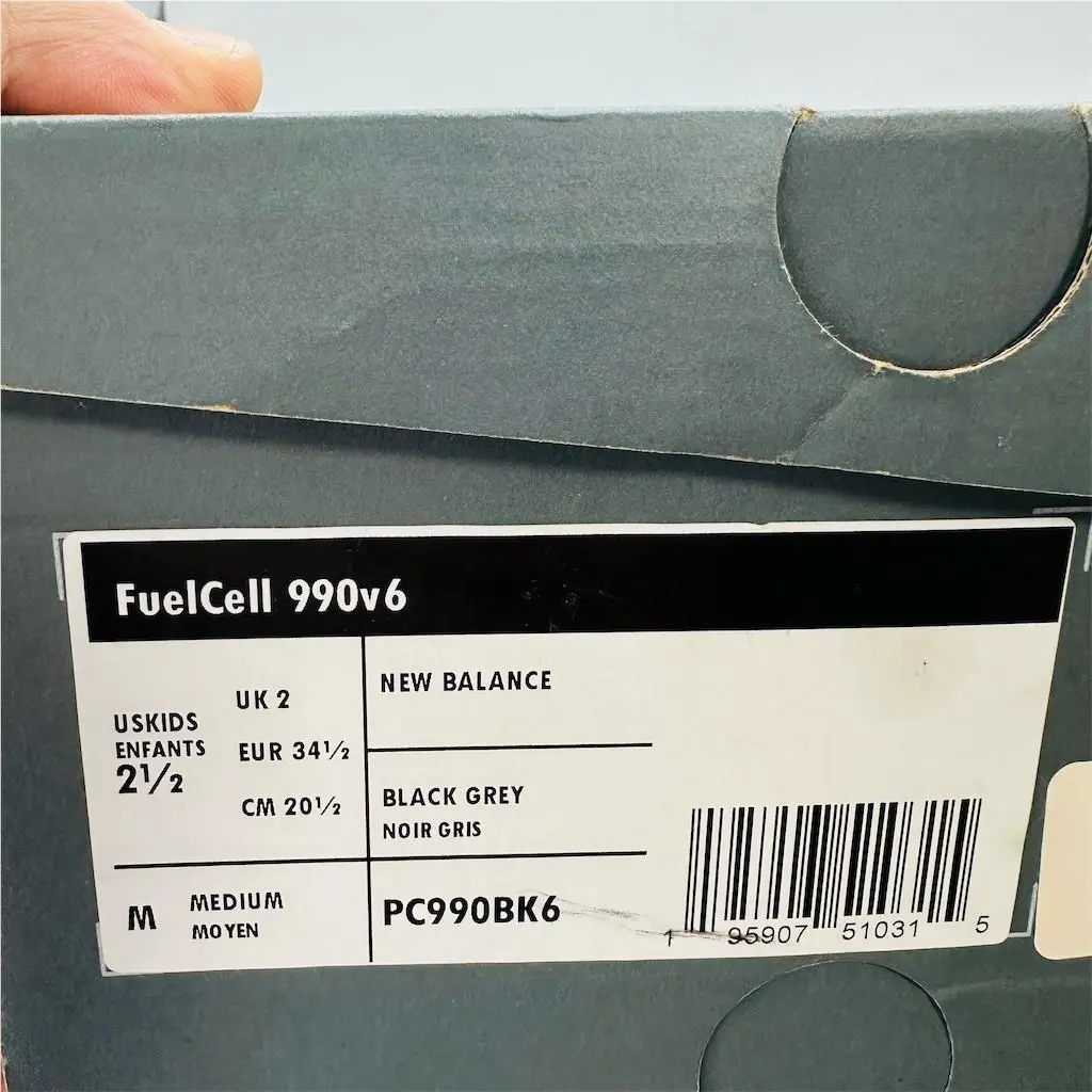 New Balance shoes - 990v6 - PC990BK6 - Black 7