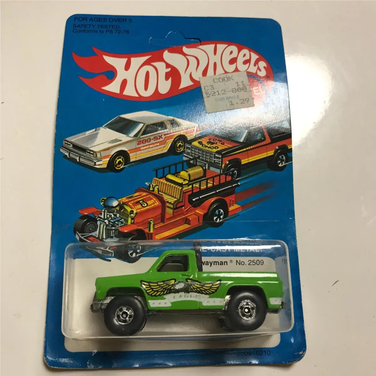 Vintage 1980s Hot Wheels Bywayman Green No. 2509