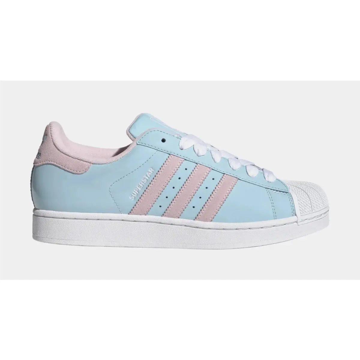 Adidas Originals Superstar II Ice Blue Pink White Shoes Men`s Size 12 KH9034
