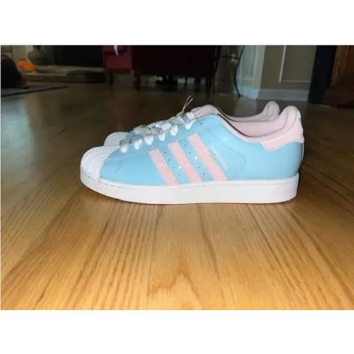Adidas shoes - adidas Superstar II - Superstar - KH9034 - Ice/Blue/Pink/White 3
