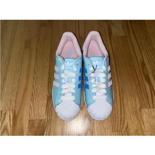 Adidas shoes - adidas Superstar II - Superstar - KH9034 - Ice/Blue/Pink/White 5