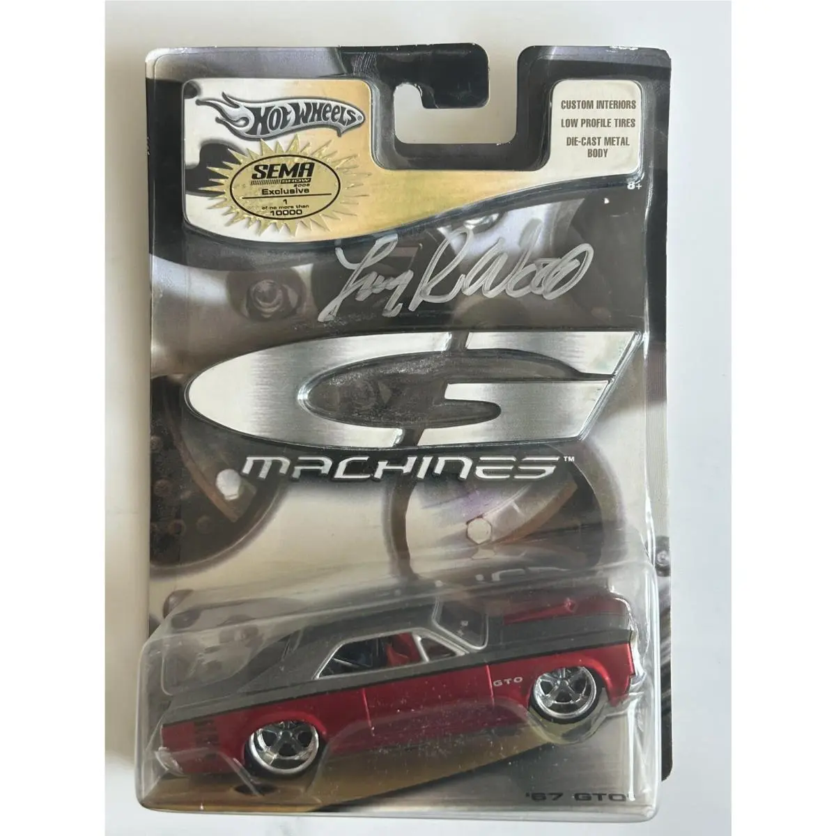 Sema Exclusive Hot Wheels G Machines `67 Gto Signed By Larry Wood