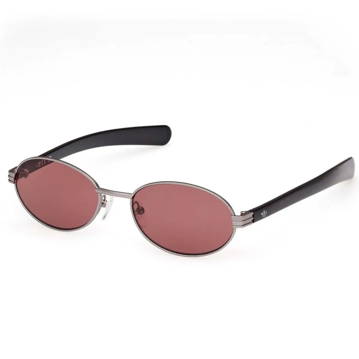 Adidas Unisex Sunglasses Matte Light Ruthenium Metal Oval Full Rim OR0123 5415S