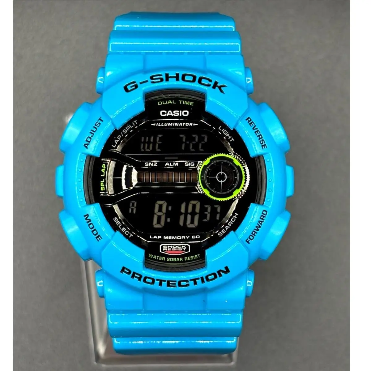 Casio G-shock GD-110-2 Azure Blue Digital 200M Men`s Watch