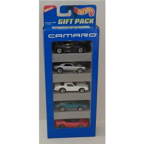 Hot Wheels 5-Car Gift Pack 1967 1980 1993 Z-28 Convertible Camaro