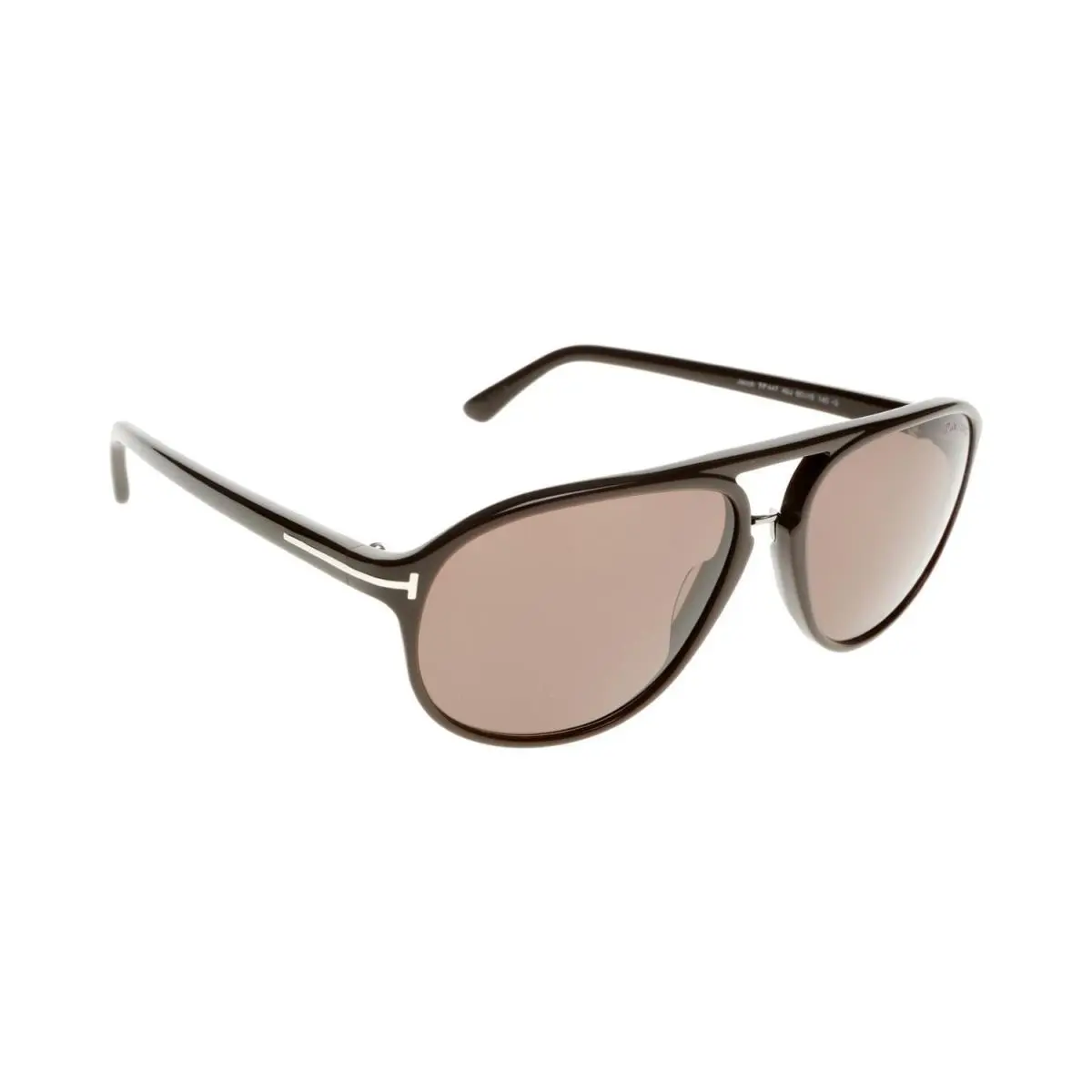 Jacob TF 0447F 49J Sunglasses Matte Dark Brown / Roviex Brown Lens by Tom Ford