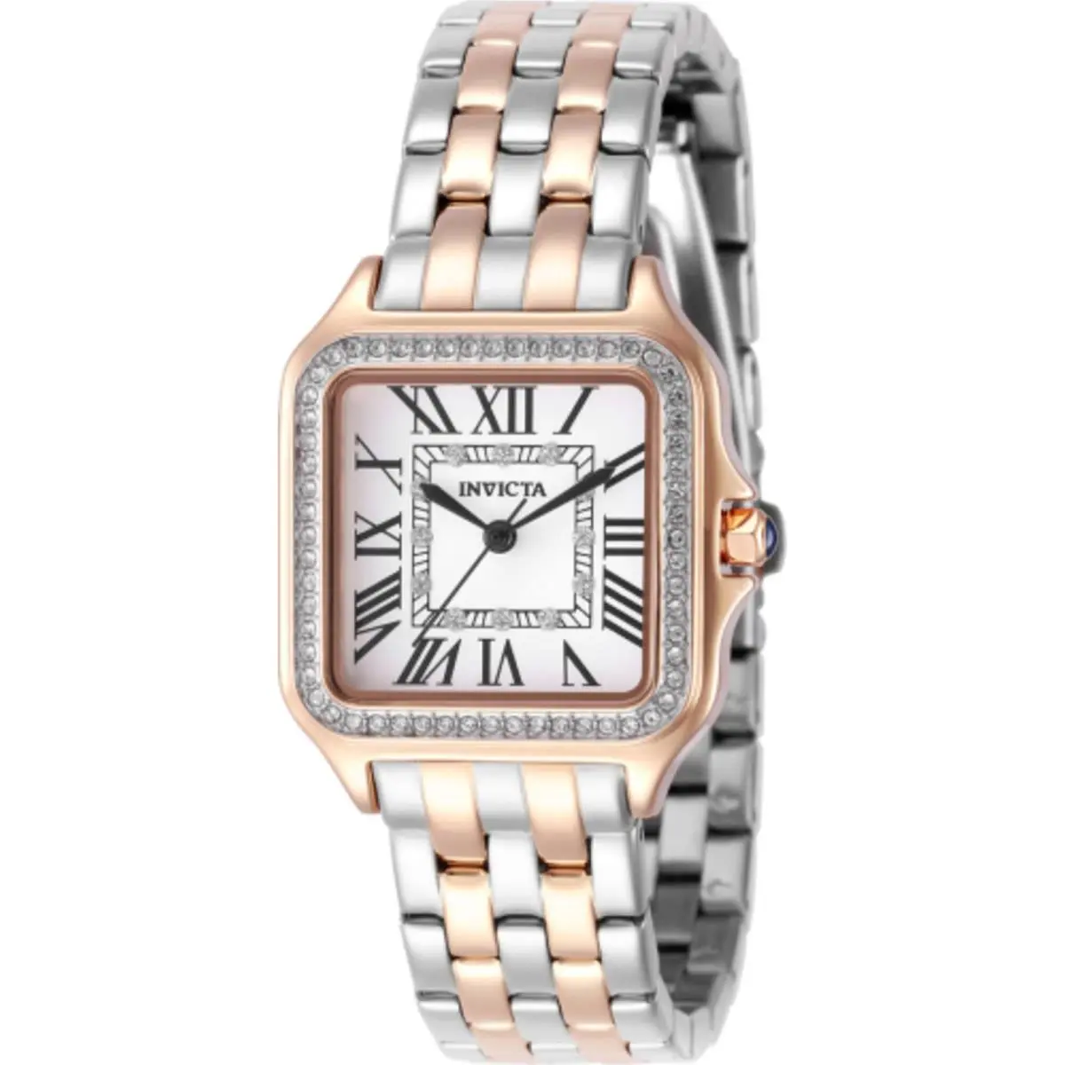 Women`s Watch Angel Silver Dial Two Tone Stainless Steel Bracelet 50580 by Invicta