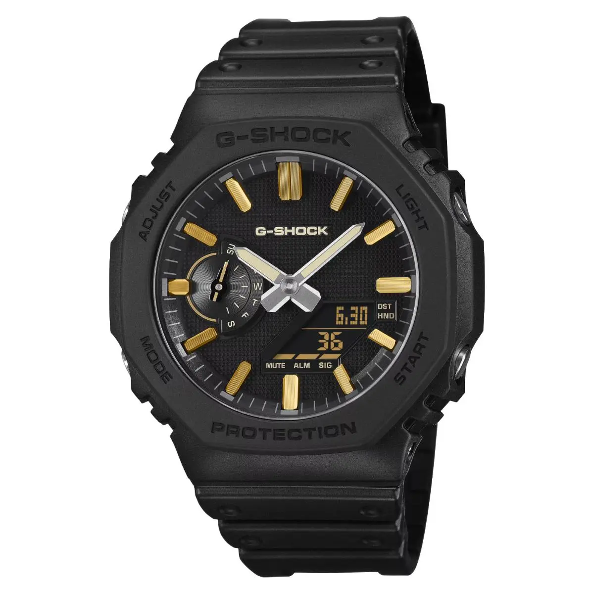 Casio G-shock 2100 Series Analog Digital Black Resin Watch GA2100LXB-1A9