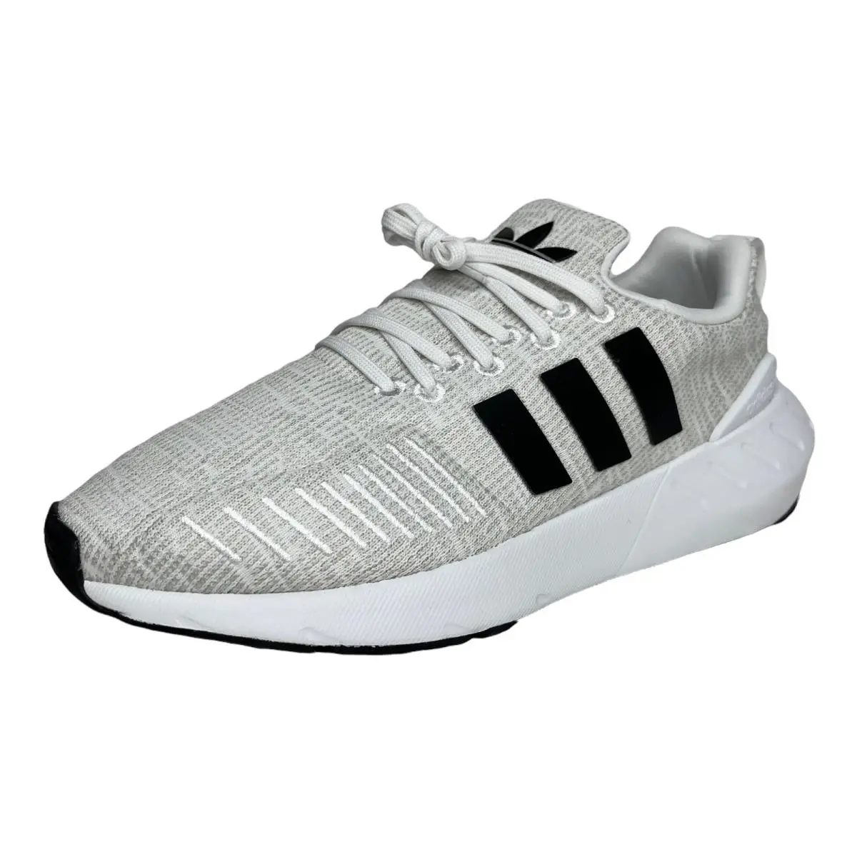 Adidas Swift Run Youth Boys Girls Knit Athletic Sneakers Size 5.5 Gray-white