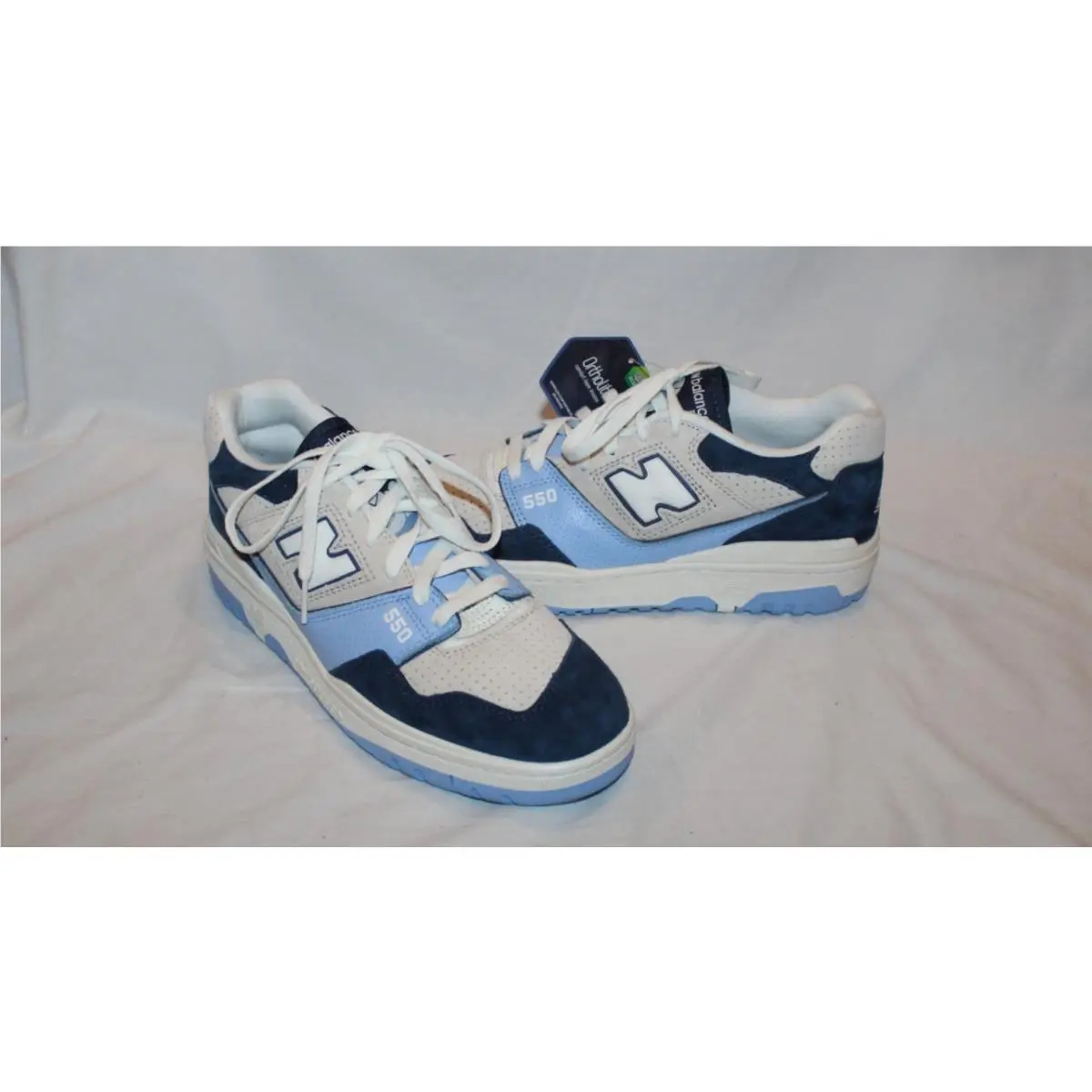 New Balance shoes - New Balance 550 - WHITE BLUE GRAY 0