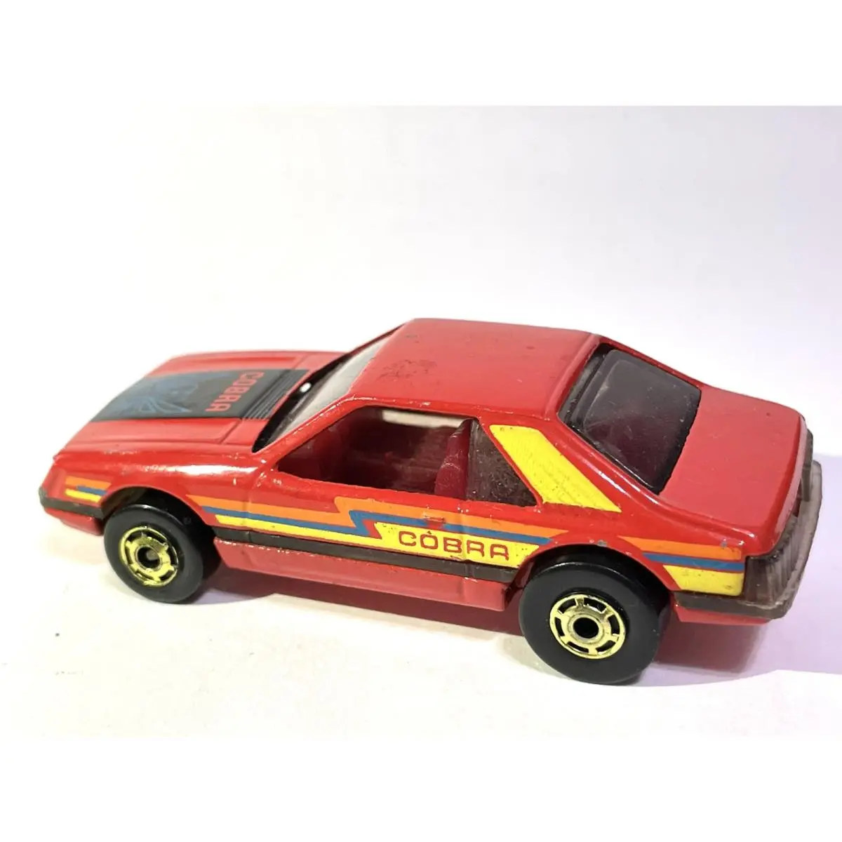 Vintage 1979 Hot Wheels Hot Ones Turbo Mustang Cobra Red