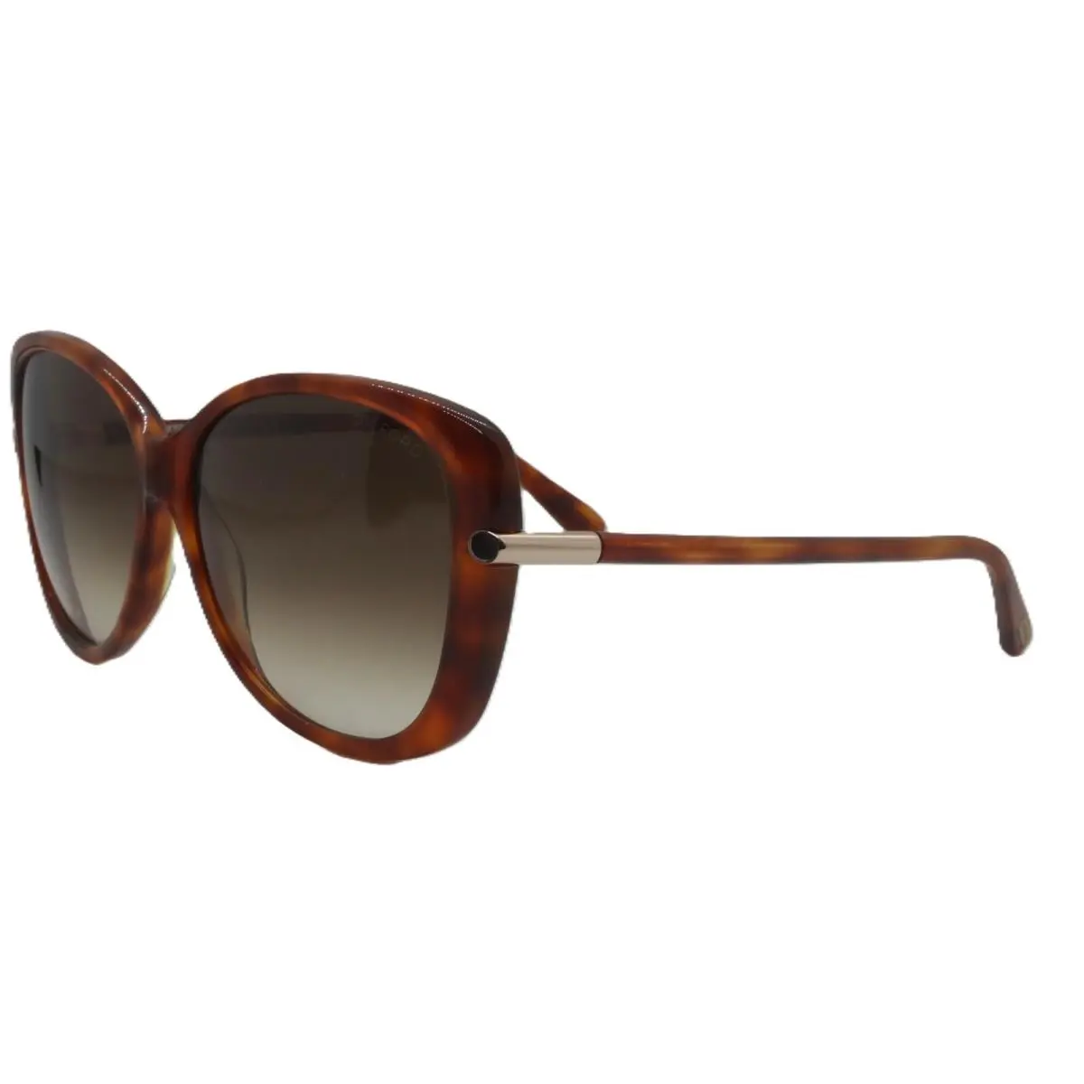 Tom Ford Linda TF 324 56F Sunglasses Havana-gold / Brown Gradient