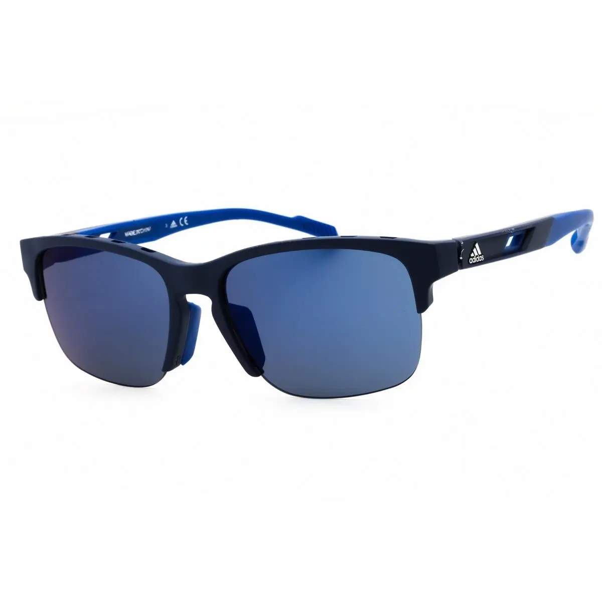 Adidas ADSP0048-91X-57 Sunglasses Frame Size 57mm 135mm 18mm Blue Men