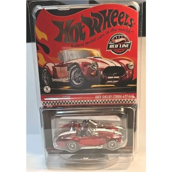 Hot Wheels Shelby Cobra 427 S/c Red White Diecast Car 1:64 Rlc 2026