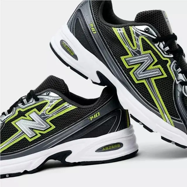 New Balance shoes - New Balance 740 - U74041R - Black Punch Yellow 2