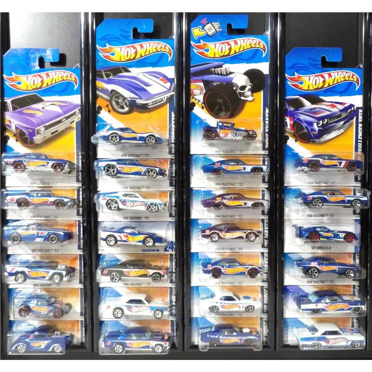 Hot Wheels 2011 2012 Racing Team Ford Dodge Chevy Pontiac Bone Shaker 26 Cars R2