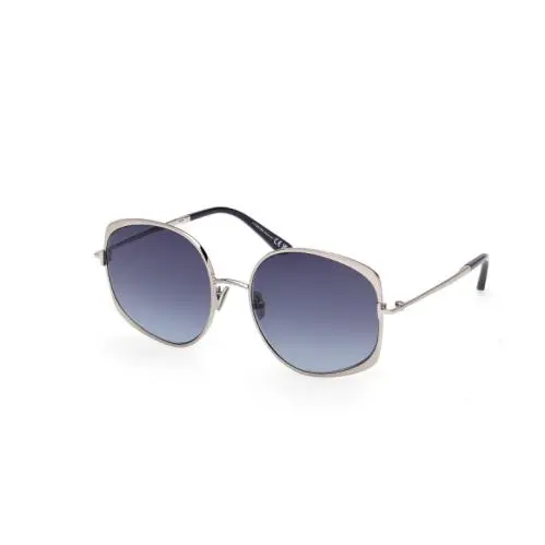 Tom Ford FT1349 ABBEY-02 14W Shiny Light Ruthenium/blue 58mm Women`s Sunglasses