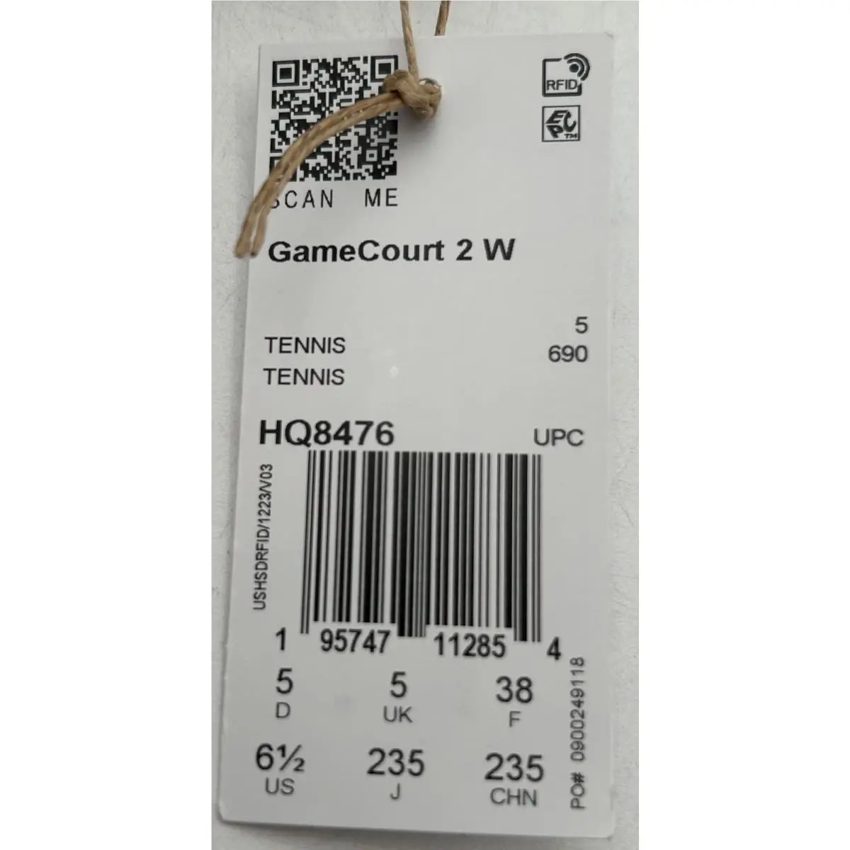 Adidas shoes - adidas Gamecourt 2 Tennis - Gamecourt Tennis - KI0781 - White 5
