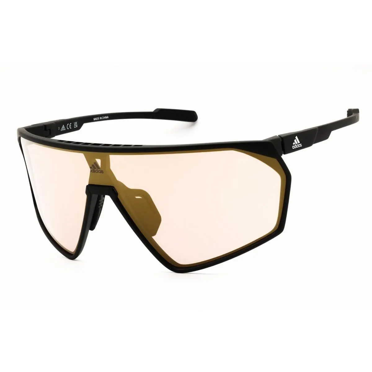 Adidas ADSP0073-02G-00 Sunglasses Frame Size 00mm 125mm 0mm Black Men