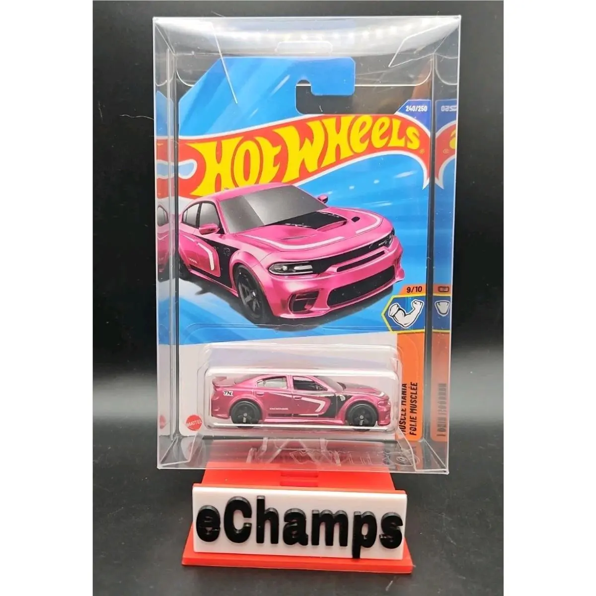 2025 Hot Wheels Sth ’20 Dodge Charger Hellcat Spectraflame Pink with Protector