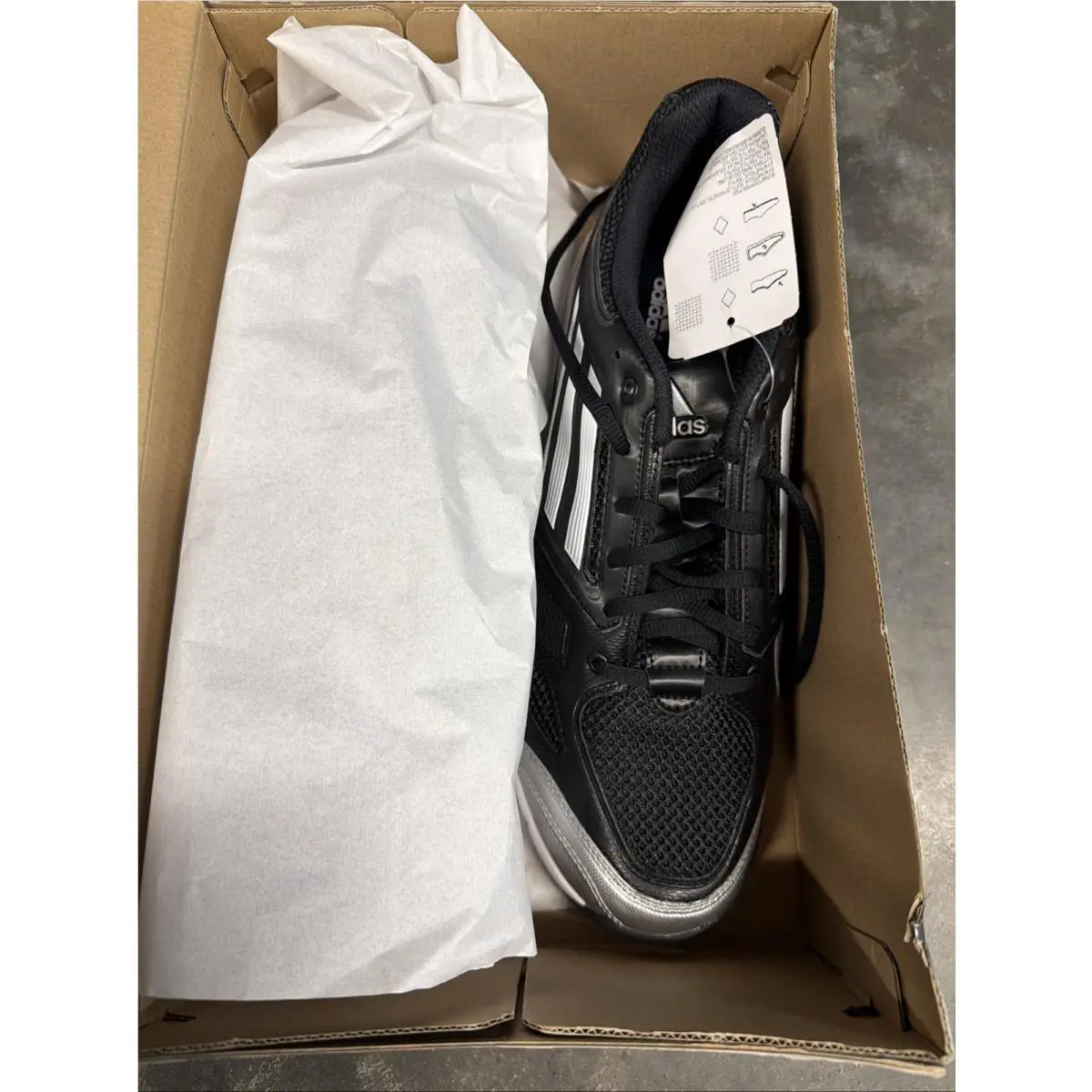 Adidas Women`s Volley Team Volleyball Shoe Q21752 Black Women`s Size 13