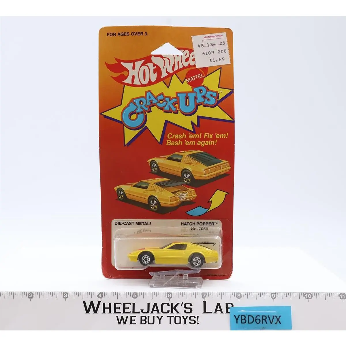 Hatch Popper Hot Wheels Crack Ups Mattel 1984 Vintage Mosc