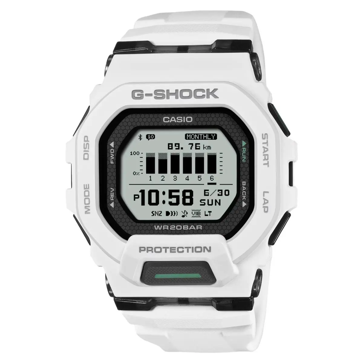 Casio G-shock Men`s Watch GBD-200-7 G-squad GBD200 Series